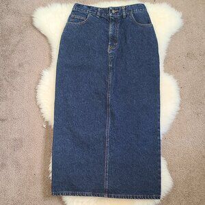 Vintage Denver Hayes Medium Wash Denim Skirt - Sz 4